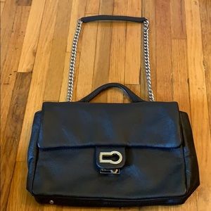 NWOT Charles Jordan Flat Top Vogue Leather Bag